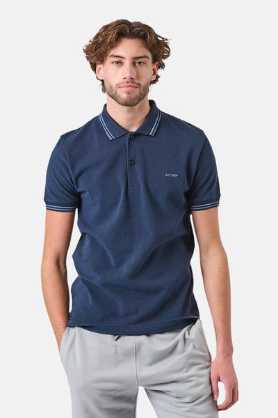 Polo à manches courtes - bleu