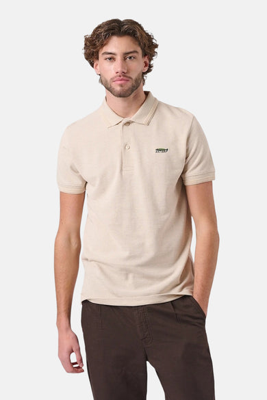 Polo à manches courtes - beige