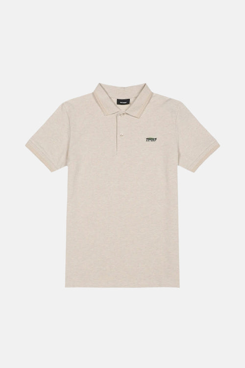 Heren tops polo korte mouw Beige - ANTWRP