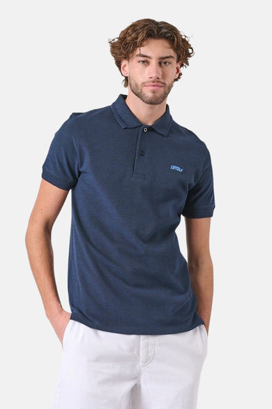 Polo à manches courtes - bleu