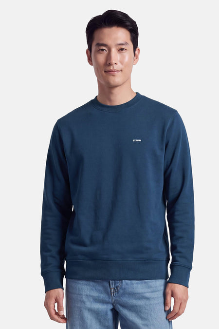Sweater O-hals - blauw