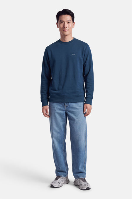 Sweater O-hals - blauw