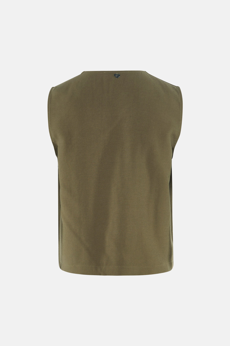 Blouse sans manches - kahki