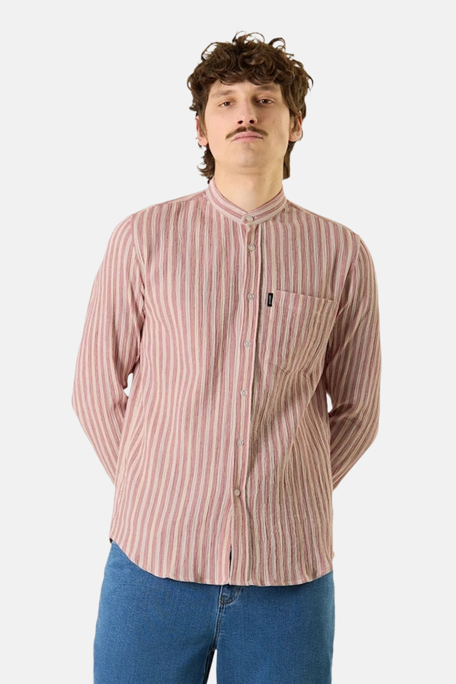 Chemise à manches longues - rouge