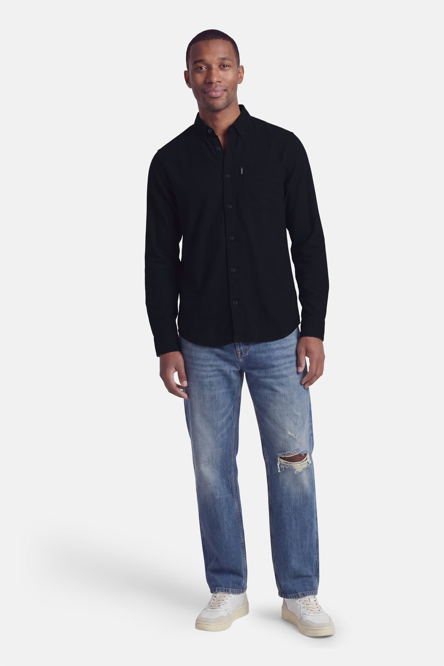 Hemd met lange mouwen - blauw
