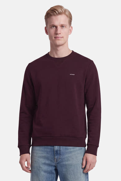 Sweater O-hals - Bordeaux