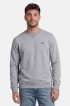 Sweat col O - gris