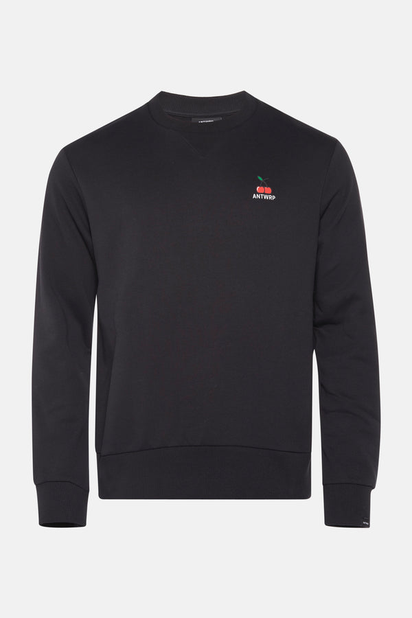 Sweat col rond Noir - ANTWRP