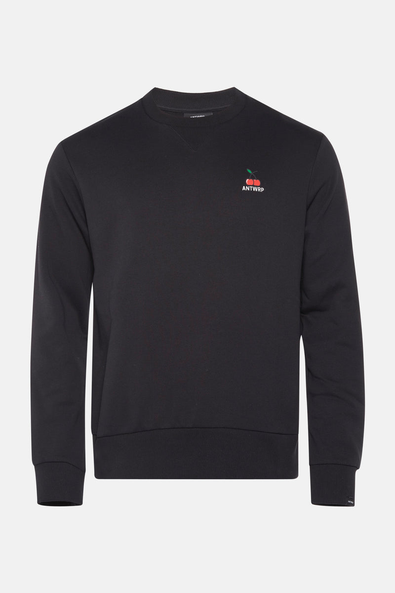 Sweater met ronde hals Zwart - ANTWRP