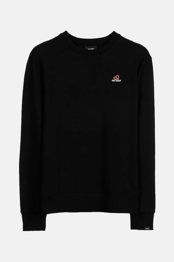 Sweat col rond Noir - ANTWRP