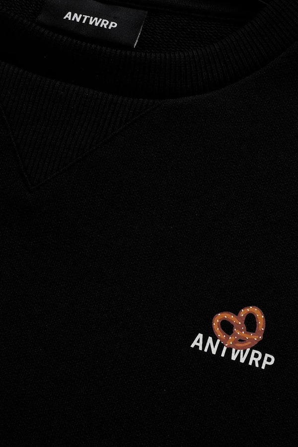 Sweat col rond Noir - ANTWRP