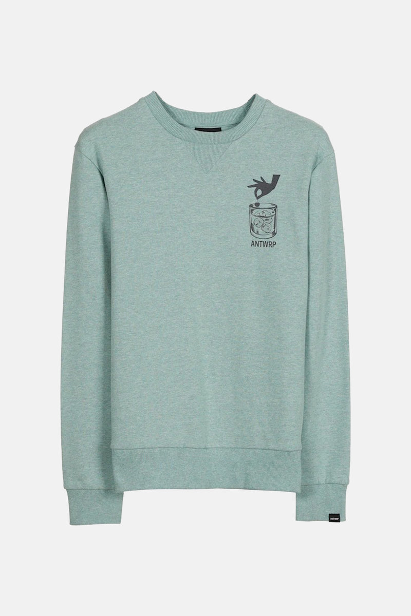 Sweater met ronde hals Groen - ANTWRP