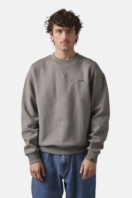 Sweater met ronde hals grijs - ANTWRP
