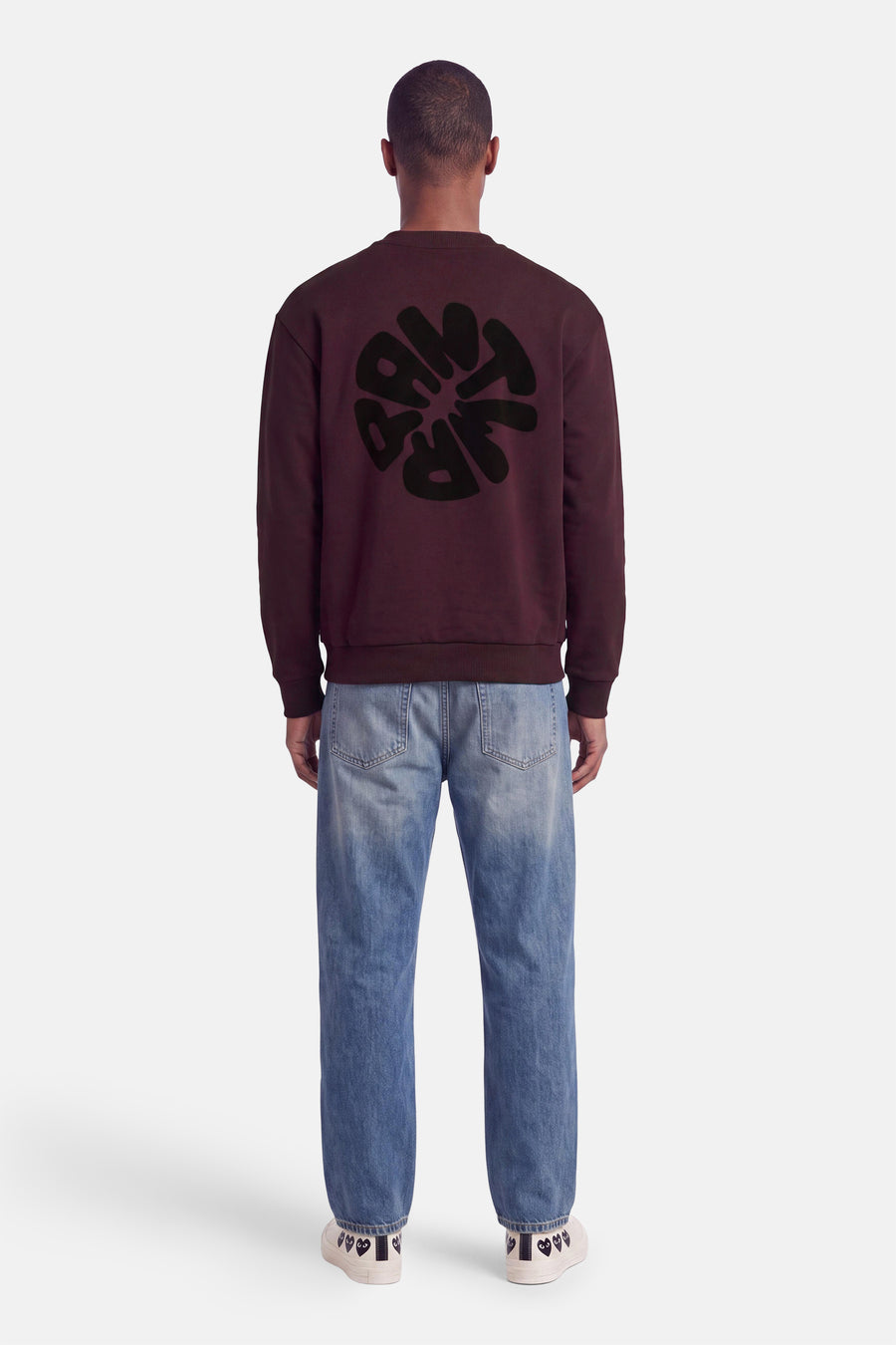 Sweater O-hals - Bordeaux