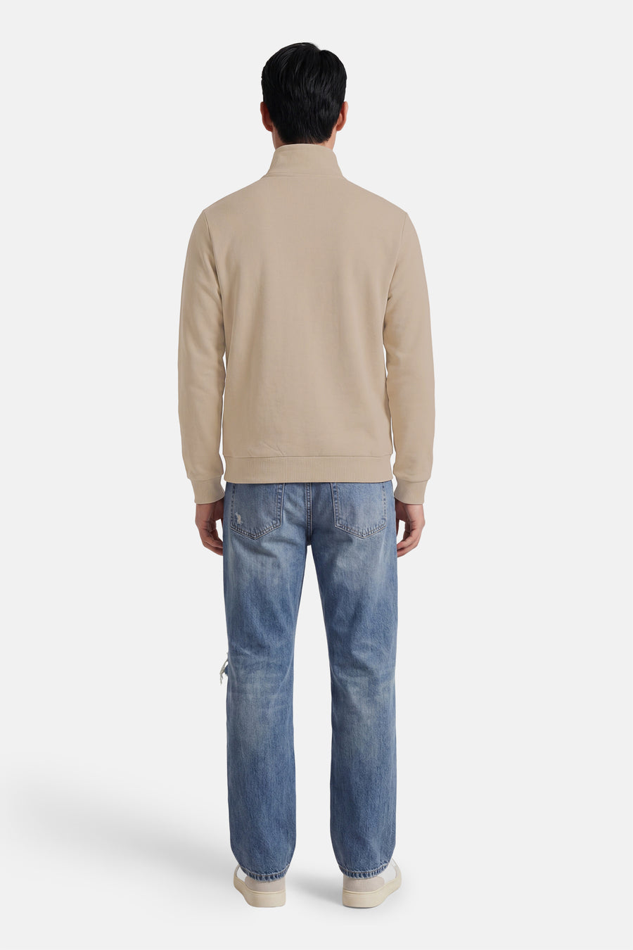 Sweater O-hals - beige