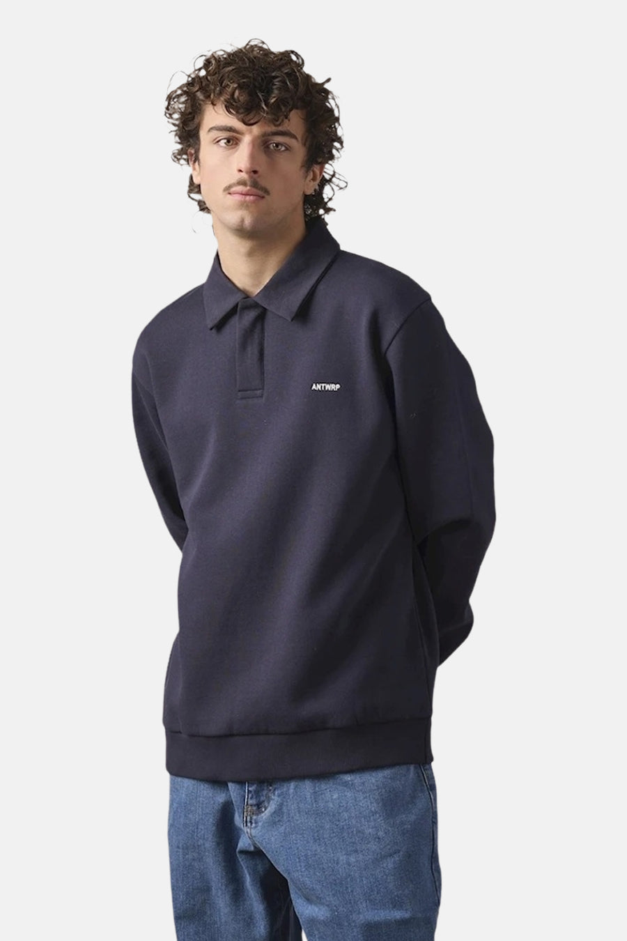 Polo blauw - ANTWRP