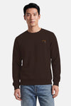 Sweater O-hals - bruin