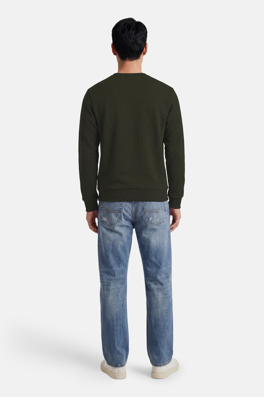 Sweater O-hals - green