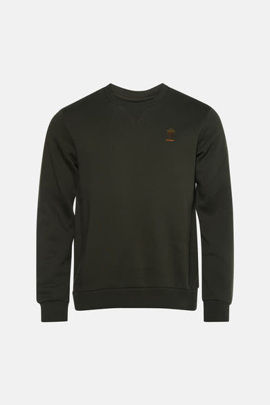 Sweater O-hals - green