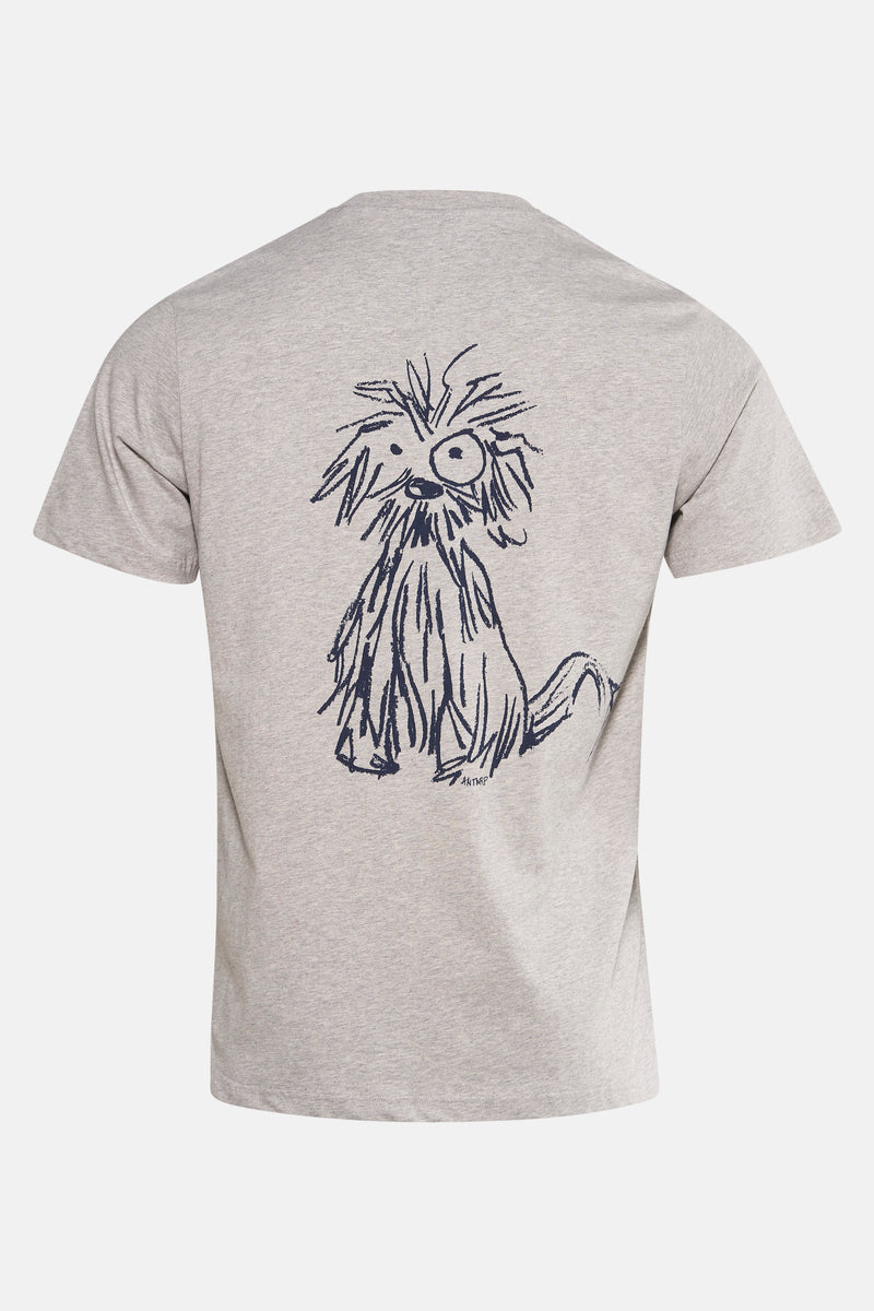 T-shirt met korte mouwen - grijs