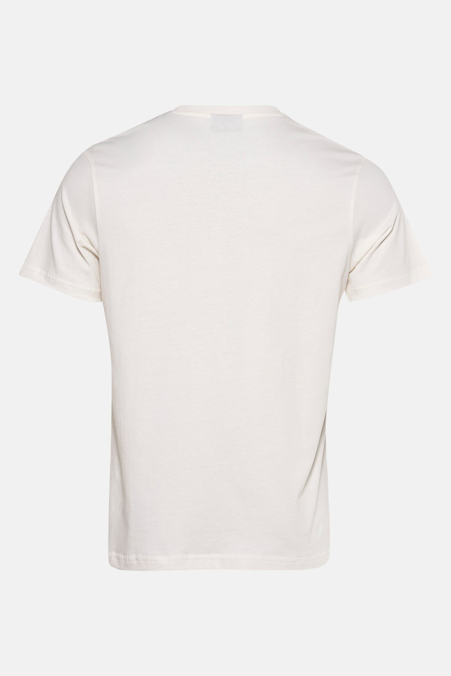 T-shirt à manches courtes écru de ANTWRP, vue arrière, avec un col rond simple.