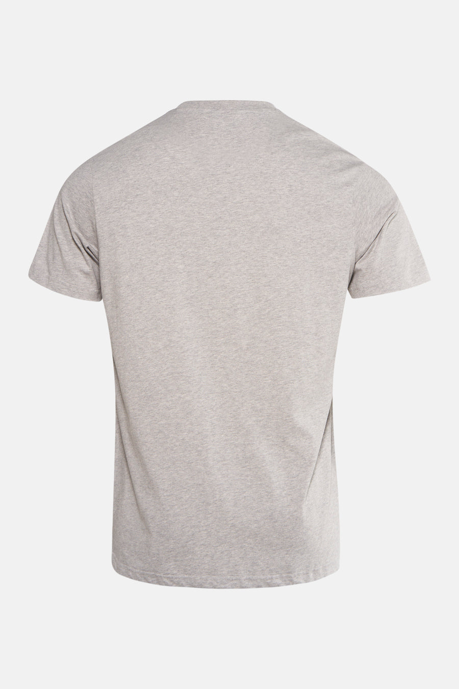 Grijs T-shirt met korte mouwen van ANTWRP, achterkant, in gemêleerd tricot.
