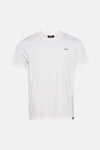 Wit T-shirt met korte mouwen van ANTWRP, met discreet logo op de borst en zwart label aan de onderkant.