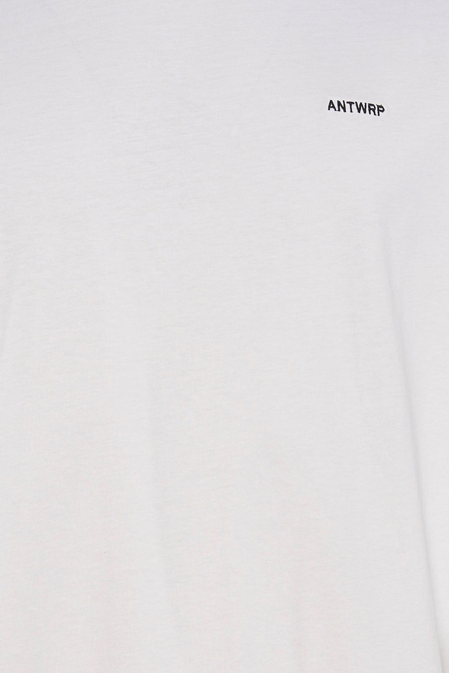 Wit T-shirt met korte mouwen van ANTWRP, met een discreet logo bovenaan.