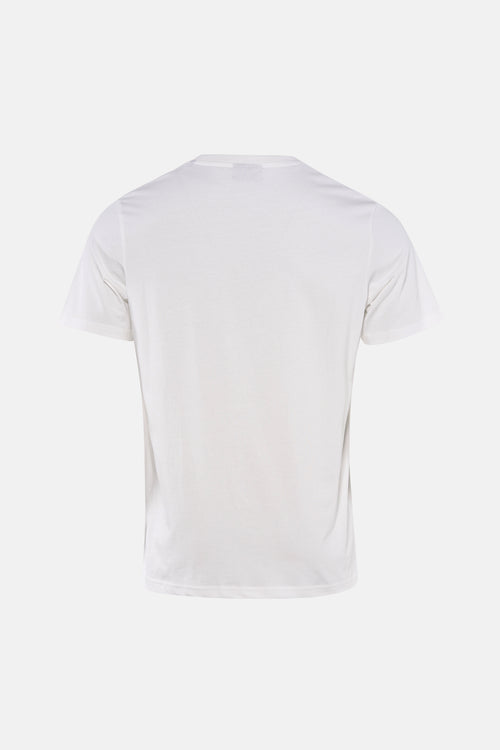 T-shirt blanc à manches courtes de ANTWRP, uni, vu de dos.
