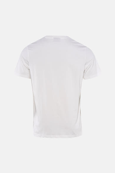 Wit T-shirt met korte mouwen van ANTWRP, effen, van achteren gezien.
