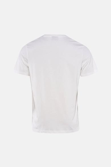 T-shirt blanc à manches courtes de ANTWRP, uni, vu de dos.
