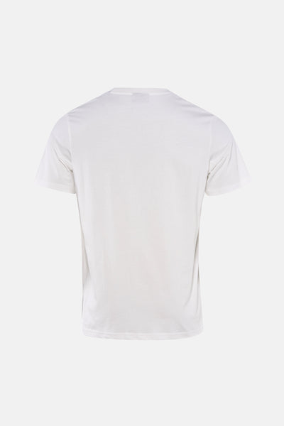 T-shirt blanc à manches courtes de ANTWRP, uni, vu de dos.

