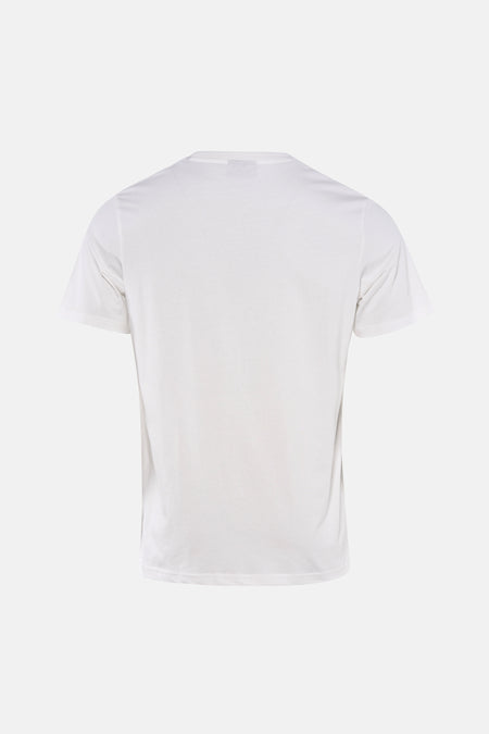 Wit T-shirt met korte mouwen van ANTWRP, effen, van achteren gezien.