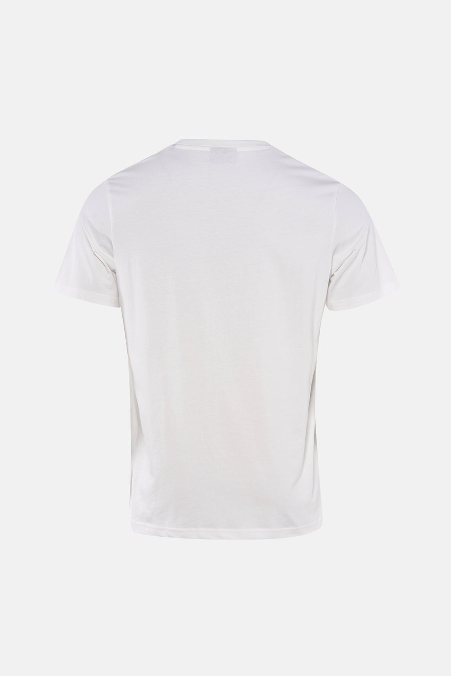 Wit T-shirt met korte mouwen van ANTWRP, effen, van achteren gezien.