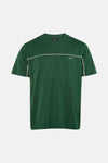 T-shirt à manches courtes vert d'ANTWRP avec bande contrastante sur la poitrine et les manches.