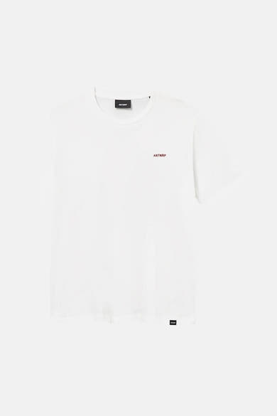 T-shirt blanc à manches courtes de ANTWRP avec logo brodé discret.
