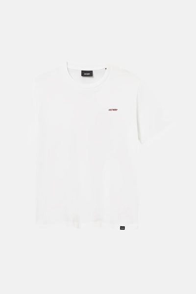 T-shirt blanc à manches courtes de ANTWRP avec logo brodé discret.
