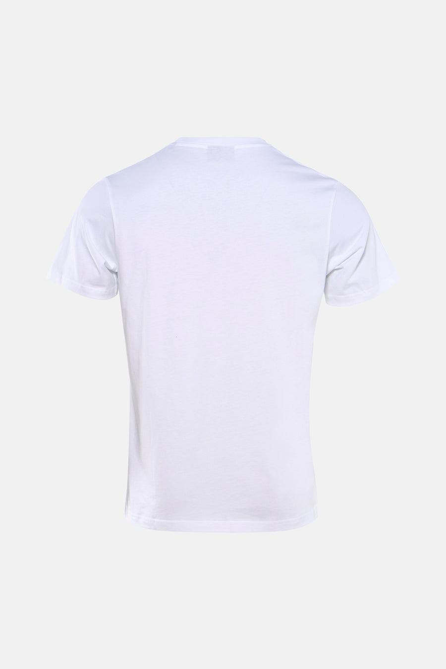 T-shirt à manches courtes blanc de ANTWRP, uni et présenté de dos sur fond clair.
