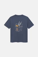 T-shirt met korte mouwen - blauw