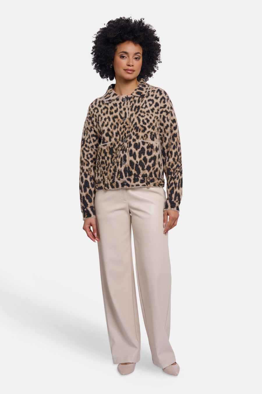 Dames tops jas casual brun - RINO PELLE