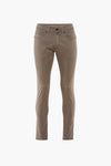 Pantalon vert de PIERRE CARDIN, coupe ajustée, sur fond blanc.