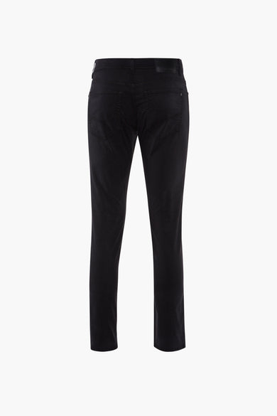 Pantalon noir de PIERRE CARDIN, vue arrière, avec passants de ceinture.