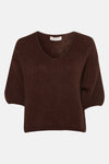 Pull col V Brun - AMELIE ET AMELIE
