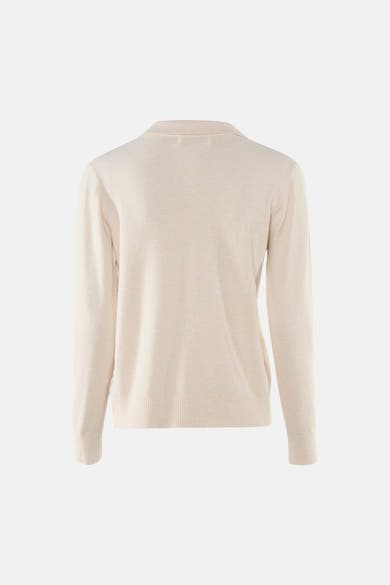 Polo à manches longues - beige