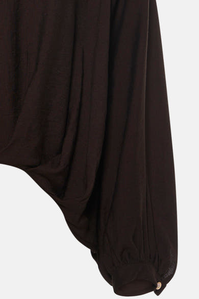 Blouse met lange mouwen - bruin
