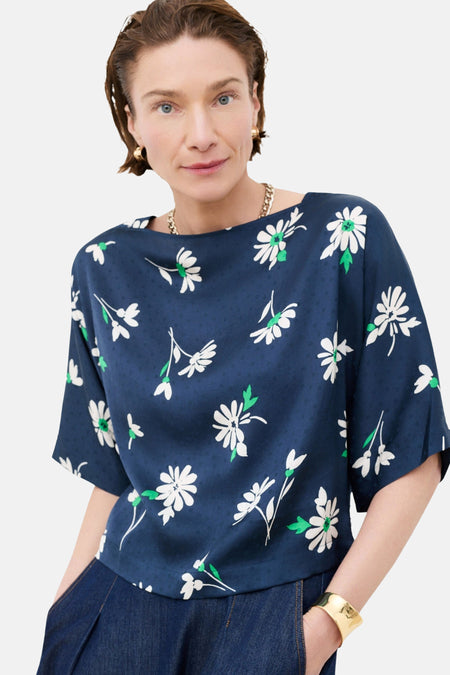 Blouse à manches courtes - multicolore