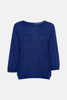 Pull col O - Bleu