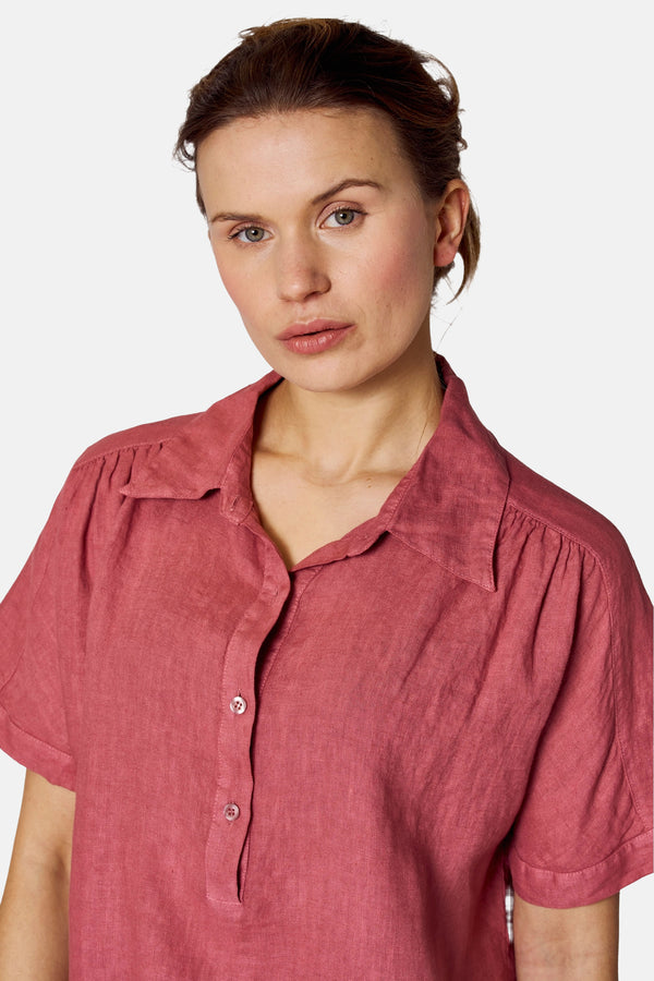 Blouse (korte mouwen) Roze - COPINES D'ANVERS