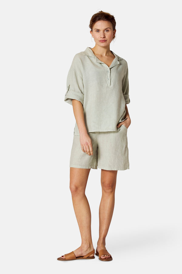 Blouse (korte mouwen) Groen - COPINES D'ANVERS