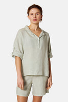 Blouse (korte mouwen) groen - COPINES D'ANVERS